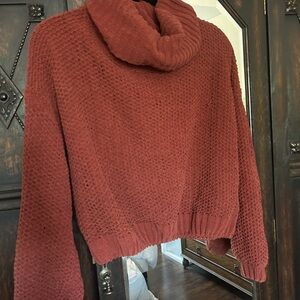 Urban Outfitters Rust Cowl Neck Sweater
